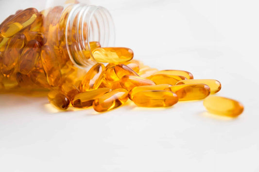 Yellow Supplements From Bottle